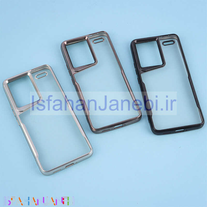 اصفهان جانبی-قاب ژله ای شفاف شیائومی Redmi Note 13 Pro Plus طرح تیتانیوم