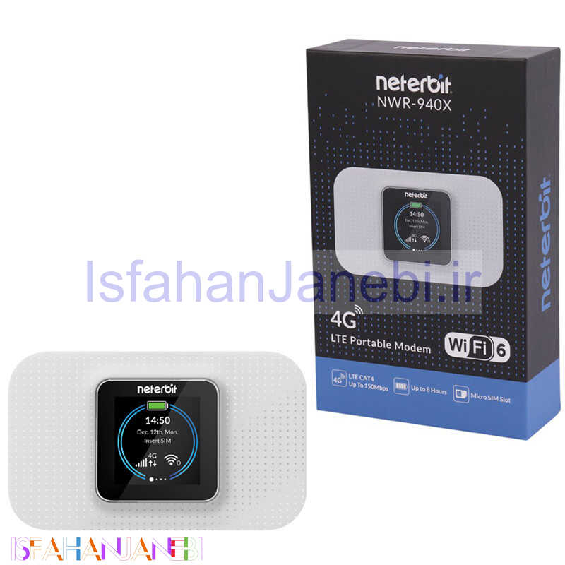 اصفهان جانبی-مودم همراه سیمکارتی 4G LTE نتربیت NWR-940X