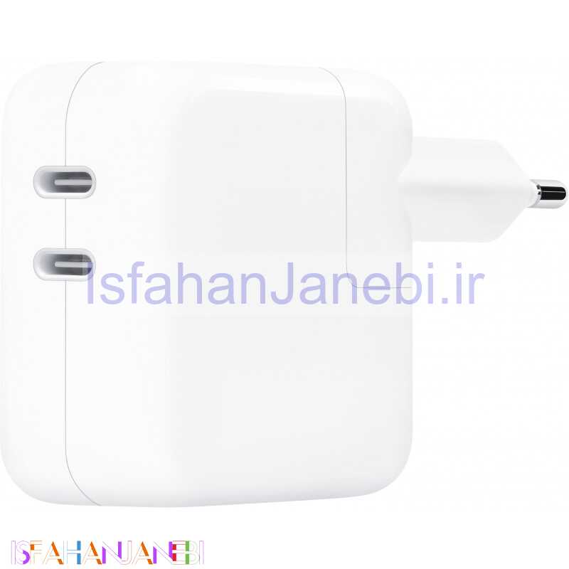 اصفهان جانبی-کلگی فست شارژ iPhone MNWN3CH/A A2579 2Port 3A 35W Type-C