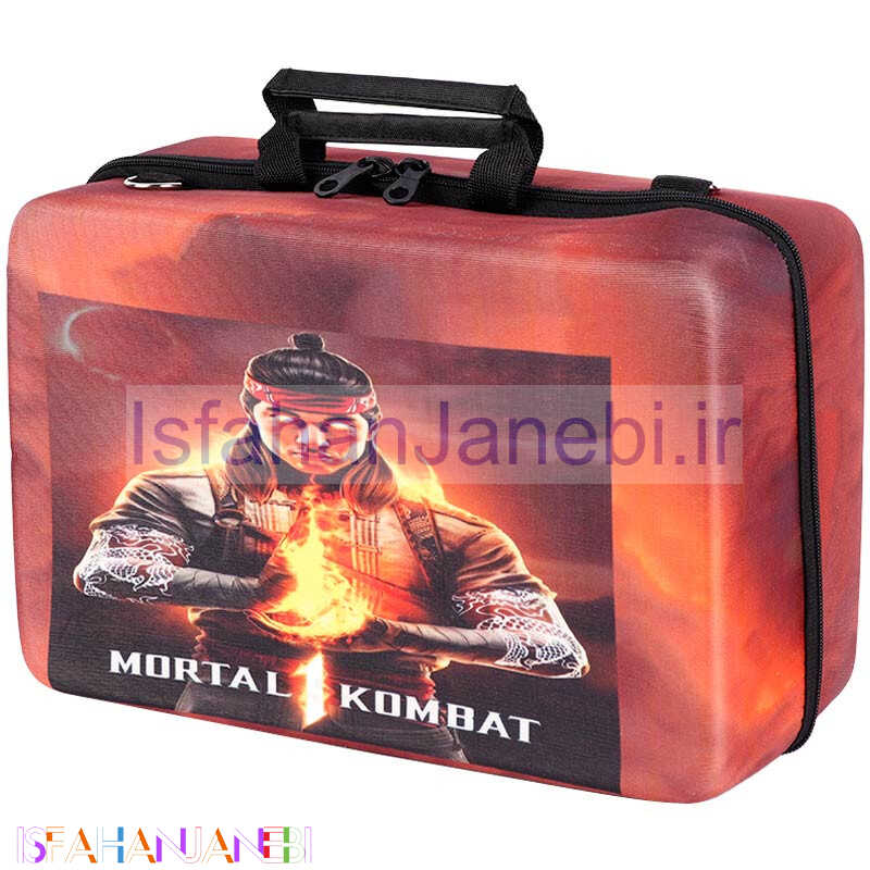 اصفهان جانبی-کیف کنسول بازی PS5 Slim طرح Mortal Kombat 1