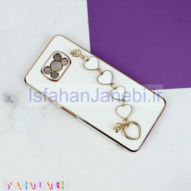 اصفهان جانبی-قاب My Case محافظ لنزدار + بند آویز Xiaomi Poco X3