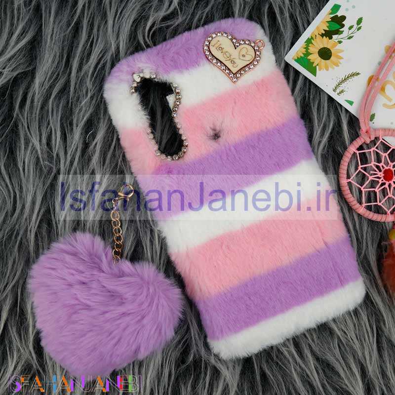 اصفهان جانبی-قاب پشمالو پوم پوم دار Xiaomi Redmi Note 8