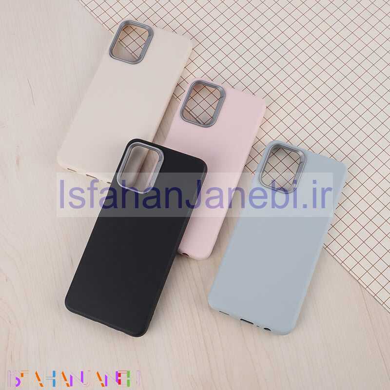 اصفهان جانبی-قاب چرمی ژله ای Leather سامسونگ Galaxy A12 / M12